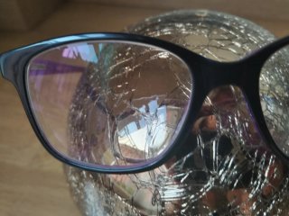 Gafas LANDER negras y moradas