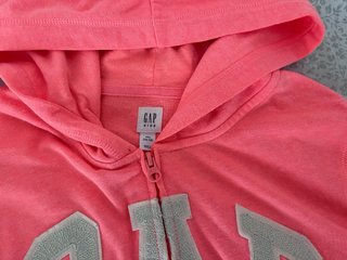 Sudadera GAP rosa/coral con cremallera