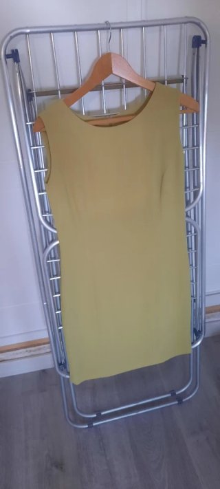 Vestido y levita verde
