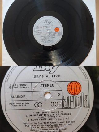 Doppio Vinile LP Sky – Sky Five Live (IT1983)