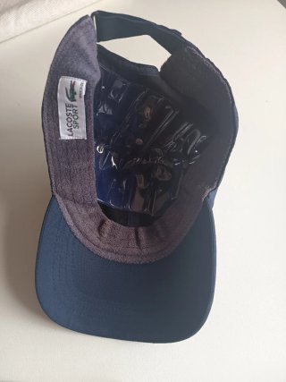 Cappellino Lacoste blu scuro tg unica
