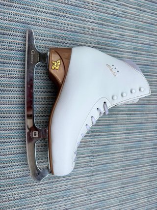 Patines de hielo blancos talla 38