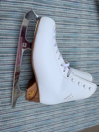 Patines de hielo blancos talla 38