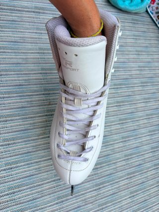 Patines de hielo blancos talla 38