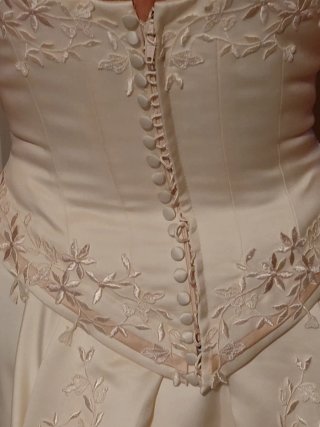 Vestido de Novia marfil y champán