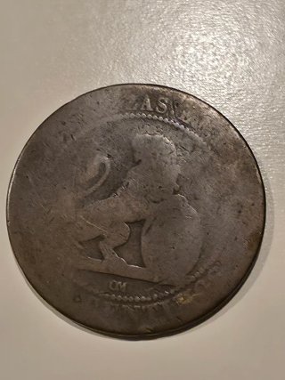 Moneda Antigua 10 Céntimos 1870 Perra Gorda