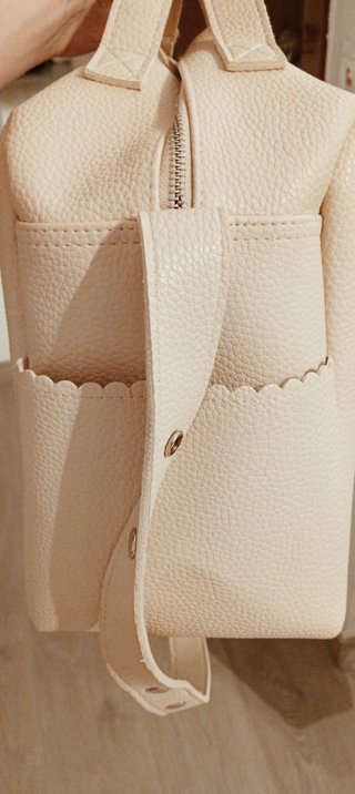 Bolso cambiador Pasito a Pasito crema