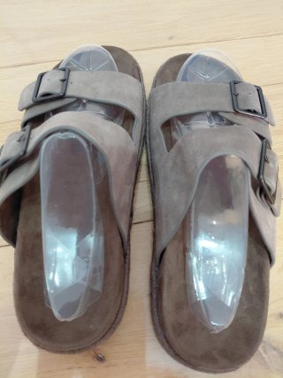 Chanclas Zara Hombre Marrones, piel
