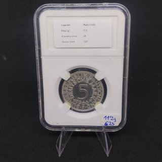 1966 MONEDA DE PLATA DE 5 MARCOS ALEMANES