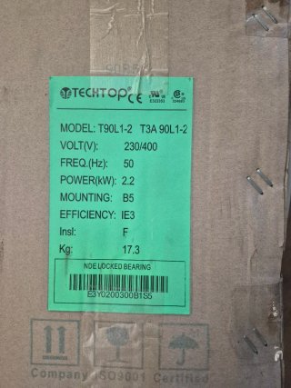 Motor Eléctrico TECHTOP Flange B5