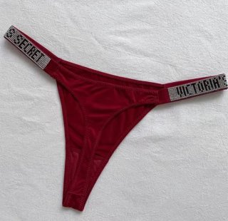 Braga Victoria's Secret Roja con Brillantes