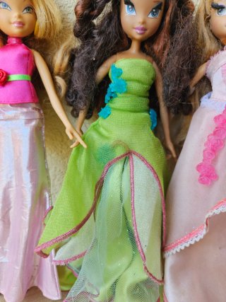 Lote de 3 Bonecas Winx Club Mattel Vintage