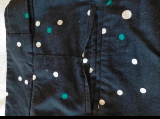Shorts Zara lunares azul