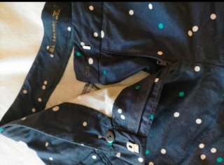Shorts Zara lunares azul