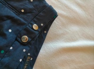 Shorts Zara lunares azul