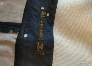 Shorts Zara lunares azul
