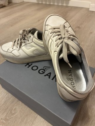 Sneakers Hogan donna pelle bianche