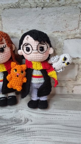Amigurumi Harry Potter y Hermione