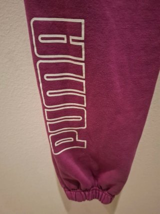 Pantaloni tuta Puma viola taglia XS