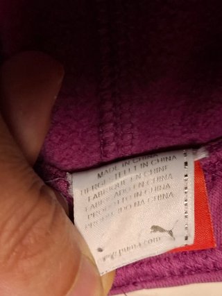 Pantaloni tuta Puma viola taglia XS