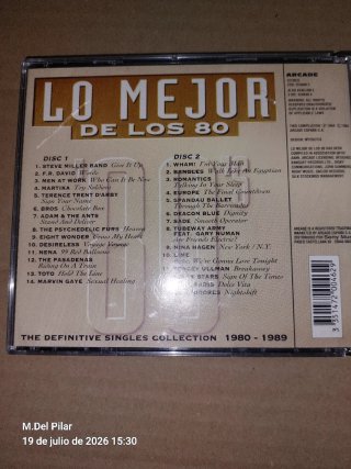CD Lo Mejor de los 80 - Singles Collection