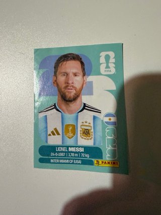 Cromo Messi ARG 17 Panini FIFA Oficial