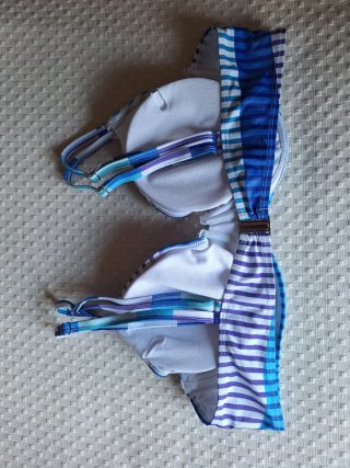 Bikini rayas Shein 3XL