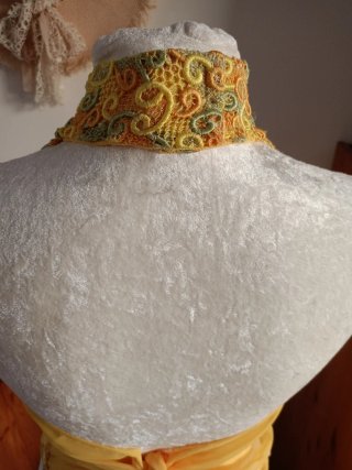 Top Pizzo Floreale Multicolore