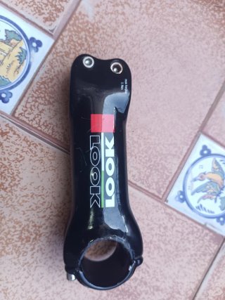 Potencia LOOK bici negra