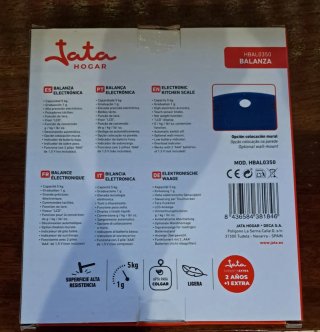 Báscula de cocina Jata HBAL0350