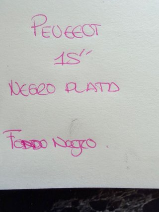 Tapacubos Peugeot 15”