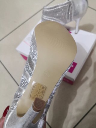 Scarpe tacco Miss Incanto silver cerimonia