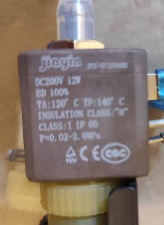 Válvula Solenoide Jiayin DC200V 12W