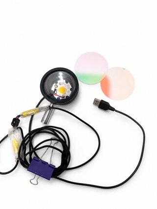 Lámpara LED USB con filtros