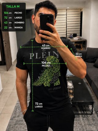 Camiseta Philipp Plein Godzilla