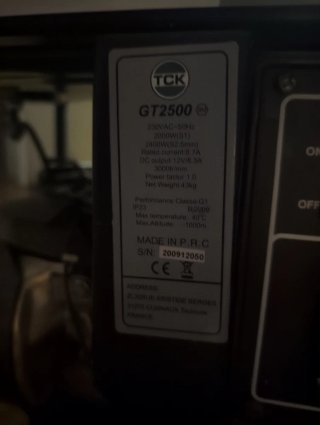 Generador Eléctrico TCK GT2500