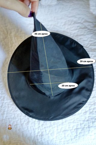 Sombrero de Bruja Negro