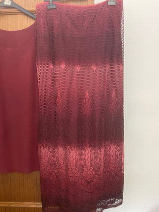 Completo donna cerimonia rosso borgogna