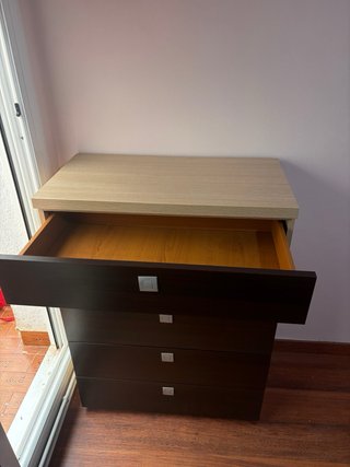 Dormitorio completo: Cabecera + 2 mesitas + Cómoda