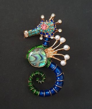 Broche Caballito de Mar Joya