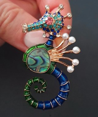 Broche Caballito de Mar Joya