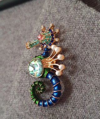 Broche Caballito de Mar Joya
