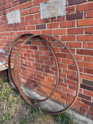 Aros de hierro para carro 145cm