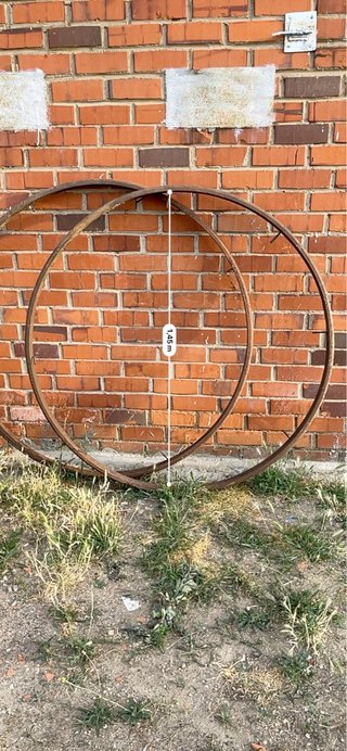 Aros de hierro para carro 145cm