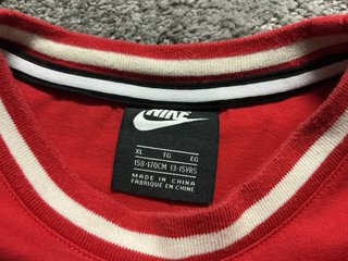 Camiseta Nike Air Niños Talla XL 13-15