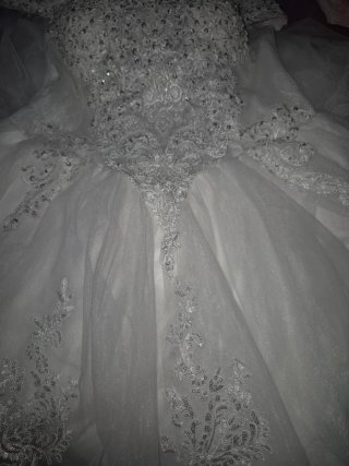Vestido de Novia Blanco con Pedrería