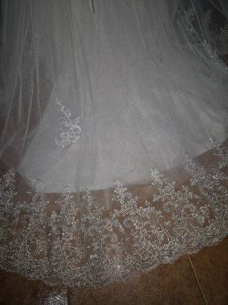 Vestido de Novia Blanco con Pedrería