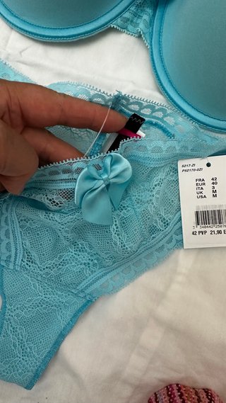 Conjunto lencería Passionata azul