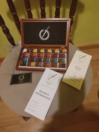 Pinturas acrílicas y óleo