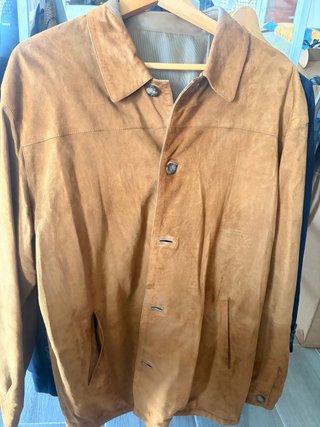 Chaqueta de piel para hombre
